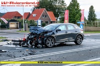 Lienden - Veel schade bij ongeval N320