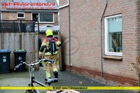 Geldermalsen - Brandweer rukt uit voor woningbrand