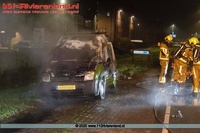 Waardenburg - Bestelbus in brand 
