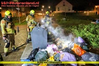 Tiel - Afvalbrand aan de Wulpstraat