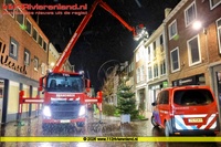 Tiel - Wateroverlast in de Waterstraat