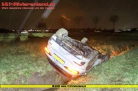 Ochten - Auto over de kop A15