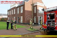 Meteren - Woningbrand melding aan de Ravelijn