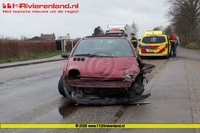 Meteren - Kopstaartbotsing met veel schade