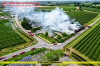 Tricht – Grote brand bij gebouw aan Middelweg